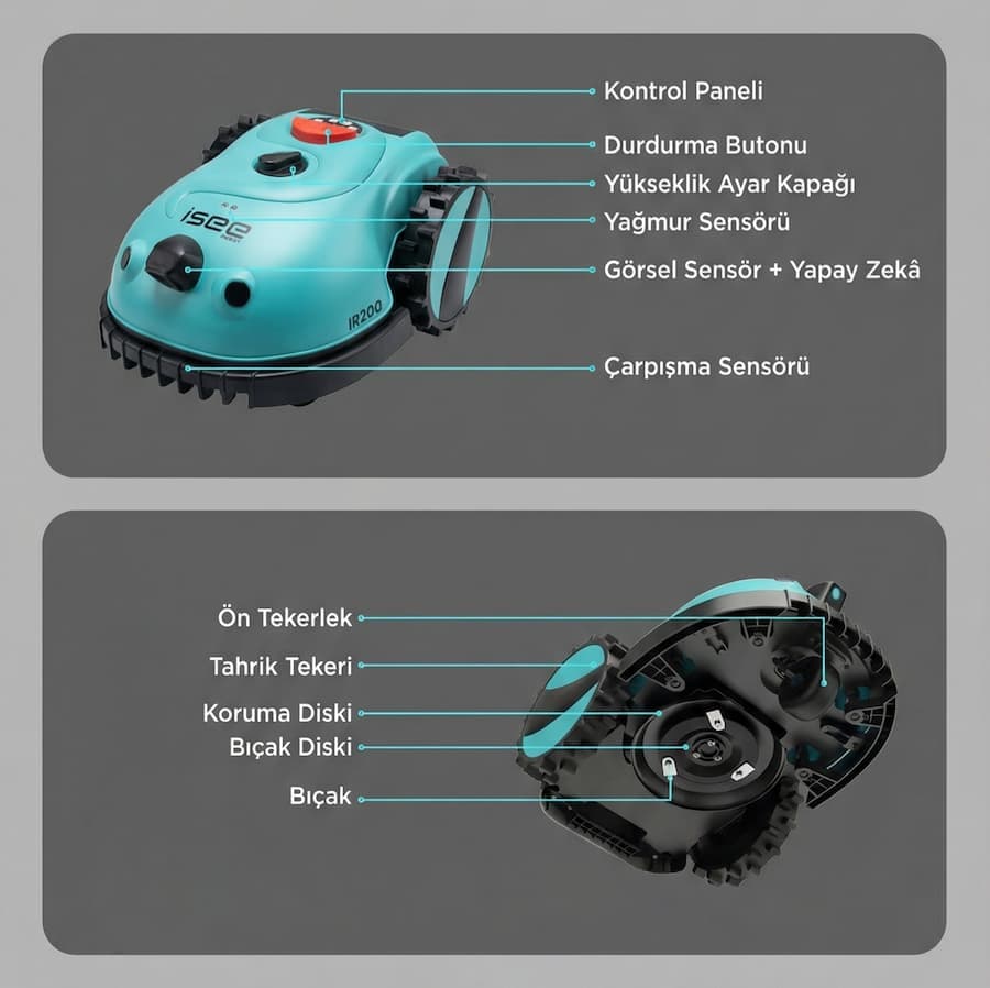 IR200 Çim Biçme Robotu 4
