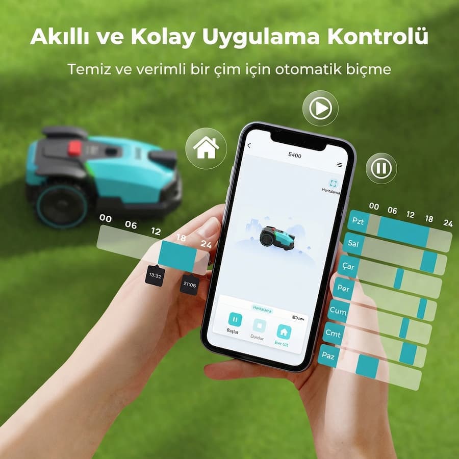 IR500 Çim Biçme Robotu 6